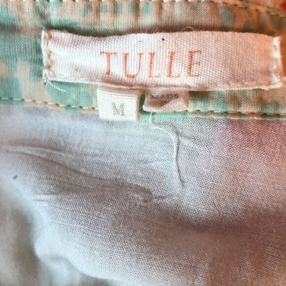 Beautiful Tulle button-down dress sz M - Picture 4 of 5